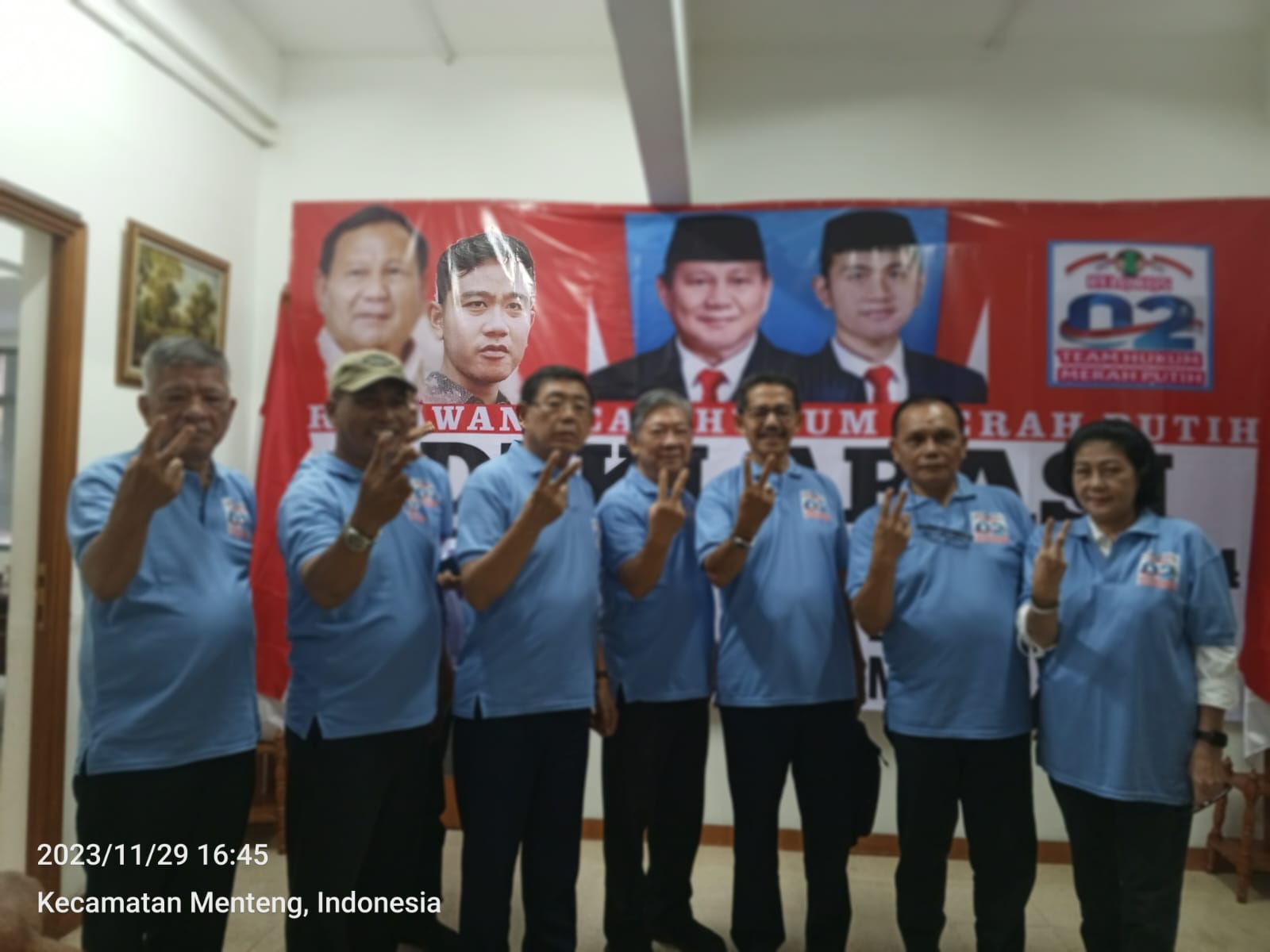 Team Hukum Merah Putih Deklarasi Dukungan Prabowo – Gibran